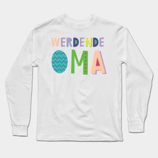 Werdende Oma Geschenk Long Sleeve T-Shirt